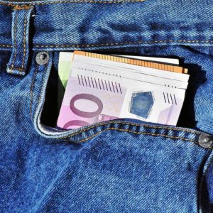 Eurobankovky vo vrecku